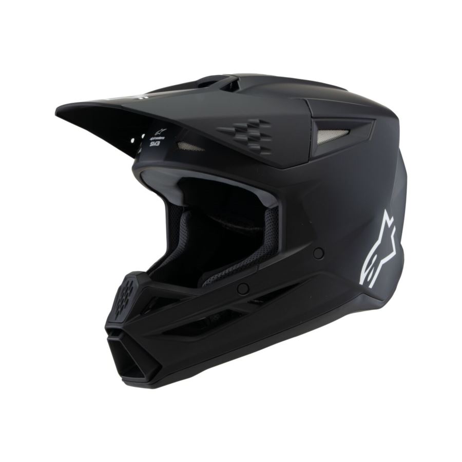 KASK ALPINESTARS YTH SM3 SOLID BLACK YL