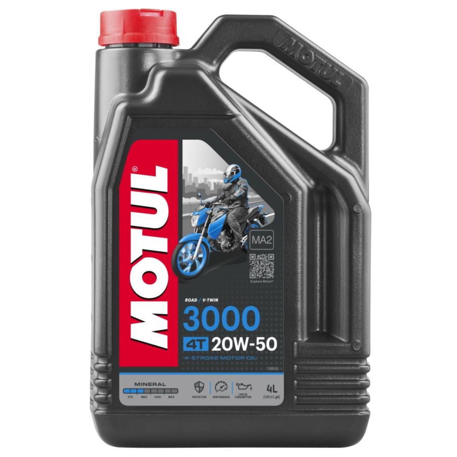 OLEJ SILNIKOWY MOTUL 3000 4T 20W50 4L