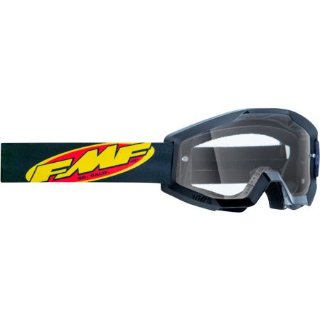 GOGLE FMF YOUTH POWERCORE CORE BLACK CLEAR