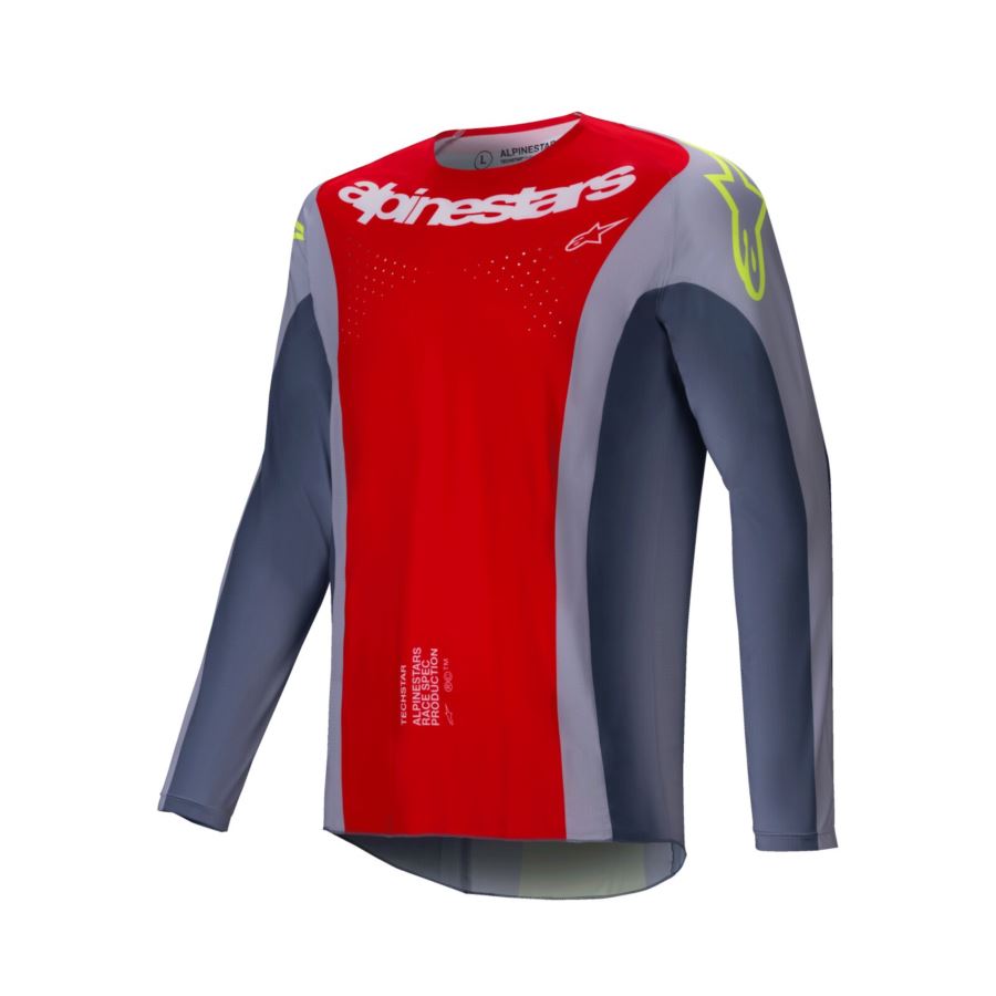 BLUZA ALPINESTARS TECHSTAR MELT RED/GRAY