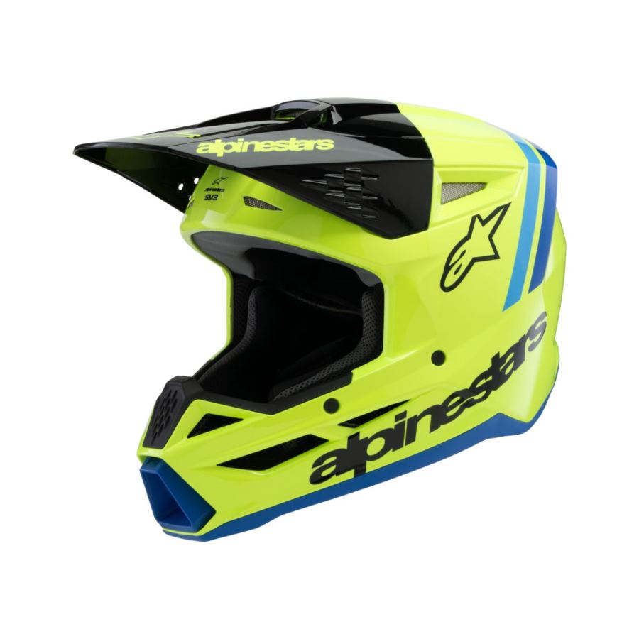 KASK ALPINESTARS YTH SM3 RADIUM YL/BK/B