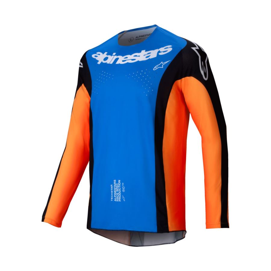 BLUZA ALPINESTARS TECHSTAR MELT ORANGE/BL