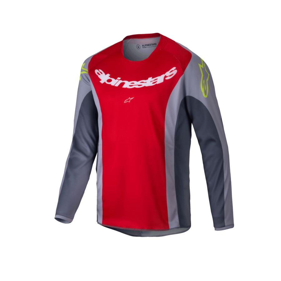 BLUZA ALPINESTARS YTH RACER MELT RED/GRAY