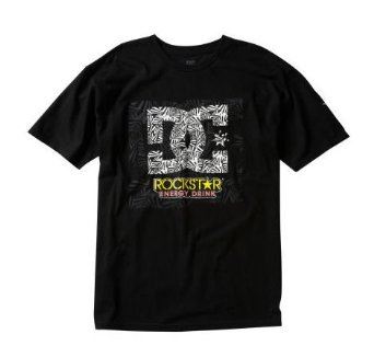 T-SHIRT DC ROCKSTAR SHIFTER BLACK ROZM. S