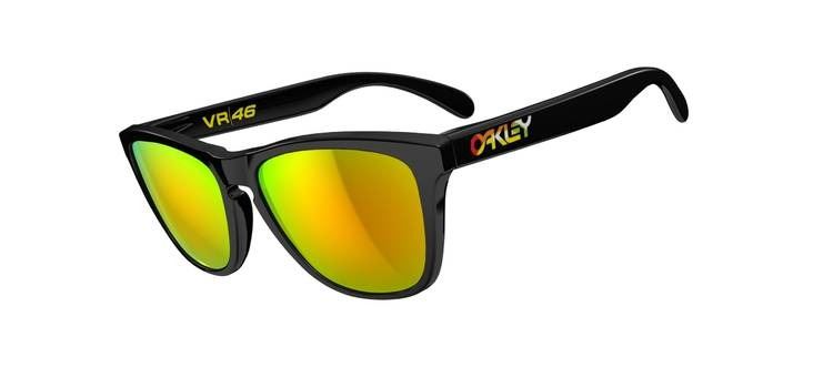 OKULARY PRZECISŁONECZNE OAKLEY VR46 BLK /FIRE IRID