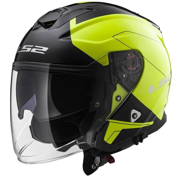 KASK LS2 OF521 INFINITY BEYOND BLACK/FLUO R. M