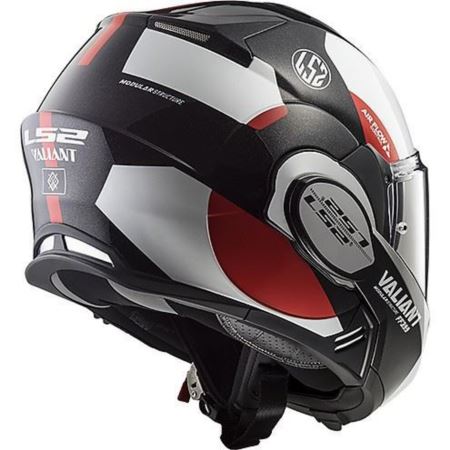 KASK LS2 FF399 VALIANT AVANT WH/BL RED R. M