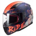 KASK LS2 FF353 RAPID NAUGHTY MATT BLUE ORANGE S