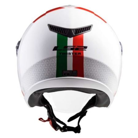 KASK LS2 OF573 TWISTER II COMBO WHT GR RED R. M