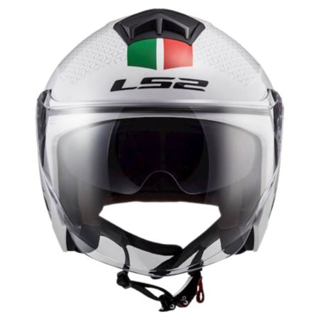 KASK LS2 OF573 TWISTER II COMBO WHT GR RED R. M