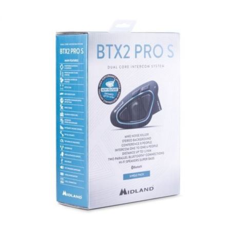 INTERKOM MIDLAND BTX2 PRO S LR SINGLE HI-FI