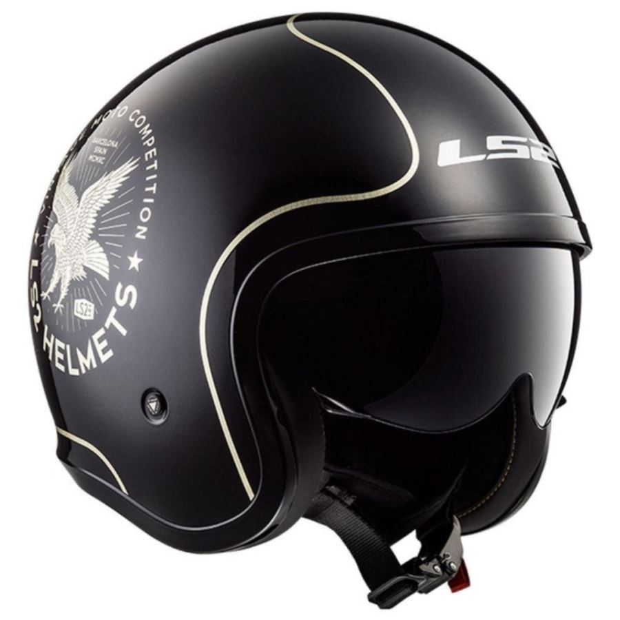 KASK LS2 OF599 SPITFIRE FLIER BLACK R. S