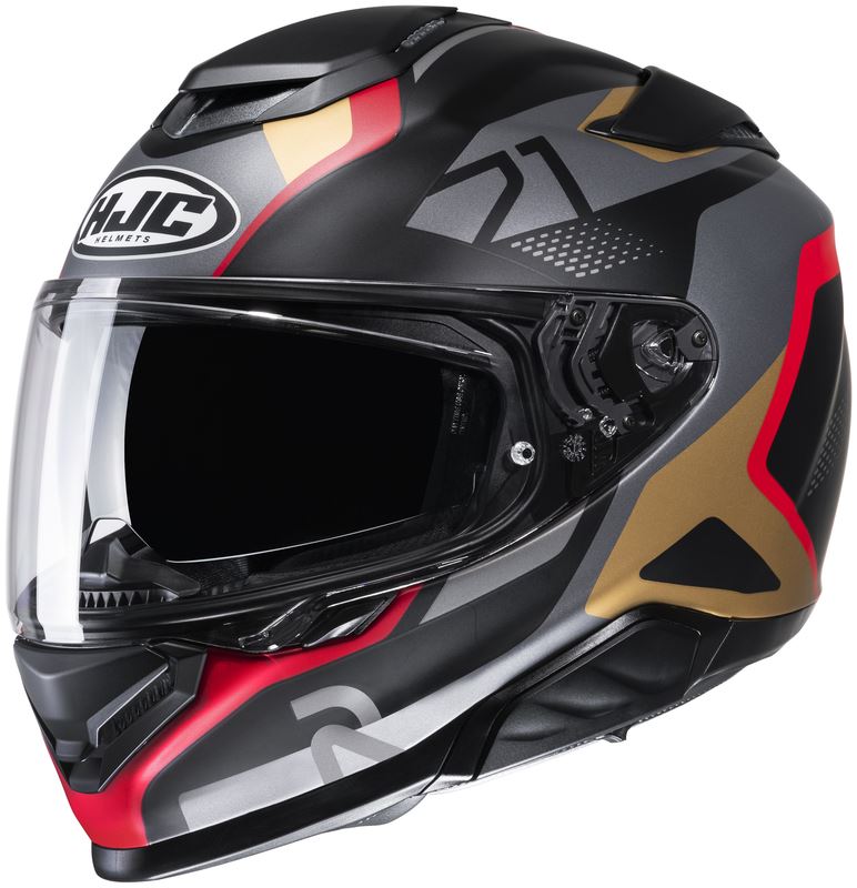 KASK HJC RPHA 71 HAPEL BK/GY/RD MC1SF M