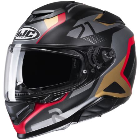 KASK HJC RPHA 71 HAPEL BK/GY/RD MC1SF M