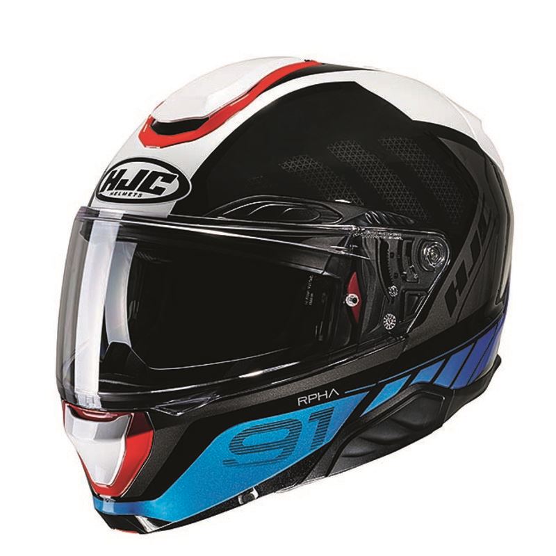 KASK HJC RPHA 91 RAFINO WH/BK/BL MC21 L