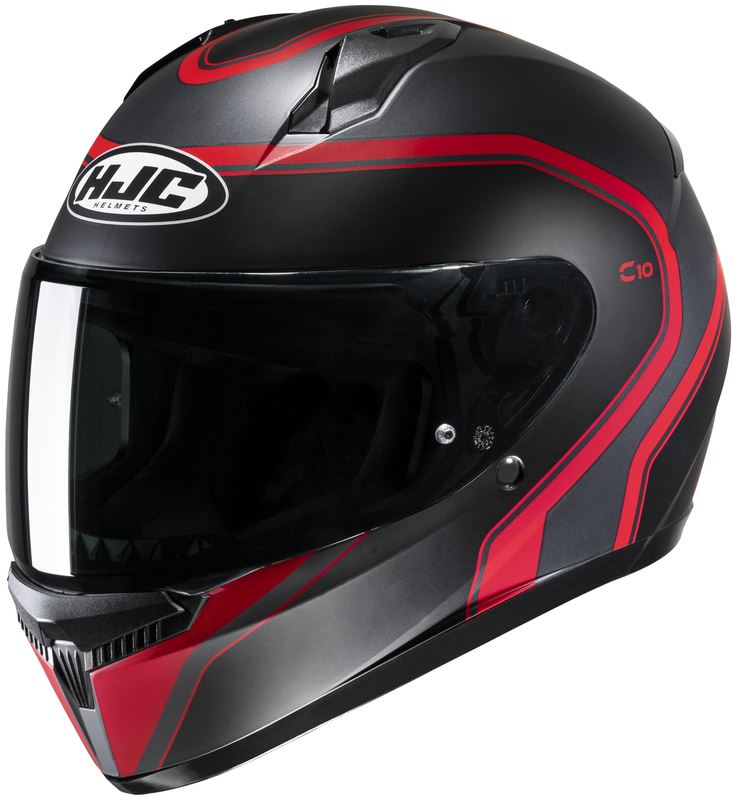 KASK HJC C10 ELIE BLACK/RED MC1SF L