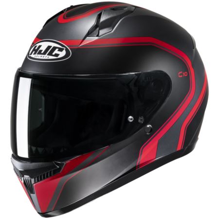 KASK HJC C10 ELIE BLACK/RED MC1SF L