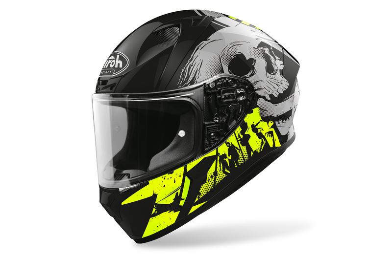 KASK AIROH VALOR Akuna yellow gloss R. XS