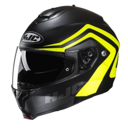 KASK HJC C91N NEPOS MC3HSF BLACK/FLUO YELLOW R. M