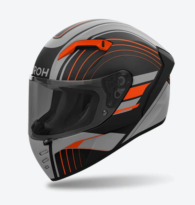 KASK AIROH CONNOR ACHIEVE ORANGE MATT XXL