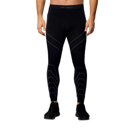 LEGGINSY TERMOAKTYWNE MĘSKIE SPAIO RAPID L BK/GY