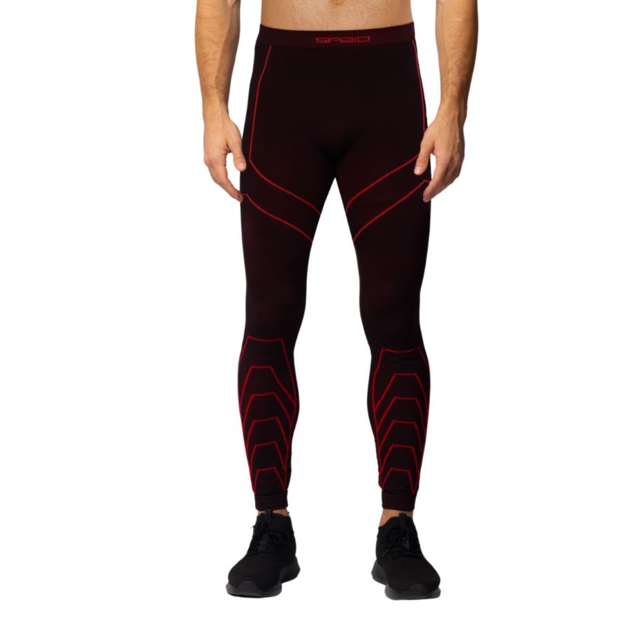 LEGGINSY TERMOAKTYWNE MĘSKIE SPAIO RAPID XXL BK/RE