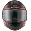 KASK LS2 FF353 RAPID II CIRCUIT BLACK RED-06 XS