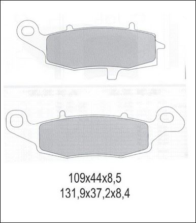 KLOCKI HAMULCOWE GALFER KH229