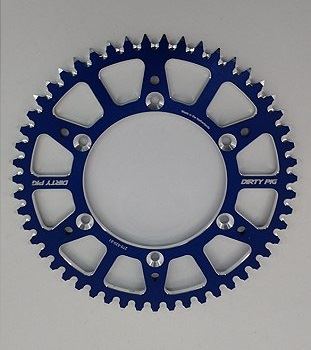 ZĘBATKA TYLNA YAMAHA YZ/YZF ALUMINUM 49T BLUE