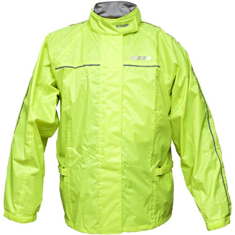 KURTKA PRZECIWDESZCZOWA BIKETEC FLUO R.2XL