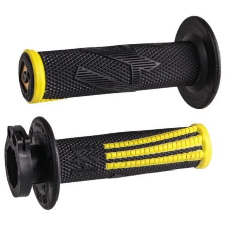 MANETKI ODI EMIG PRO V2 LOCK ON 2T 4T BLACK YELLOW