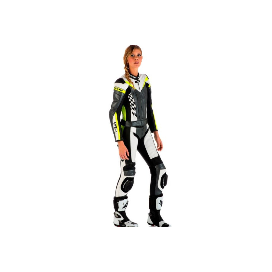 KOMBINEZON SPYKE 4RACE DIV LADY ANT/WHT/FLUO R. 36